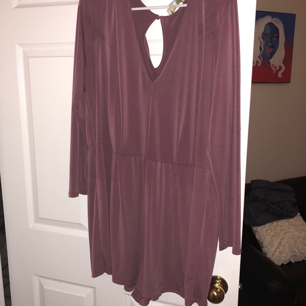 Romper with long sleeve